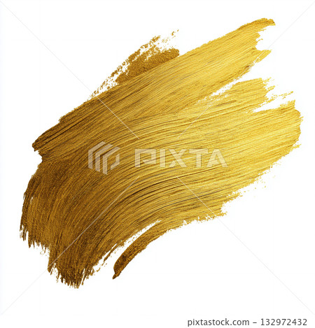 golden brush strokes 132972432