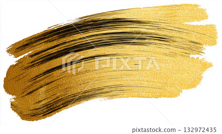 golden brush strokes golden brush strokes 132972435
