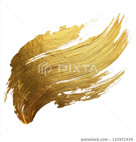 golden brush strokes golden brush strokes 132972439