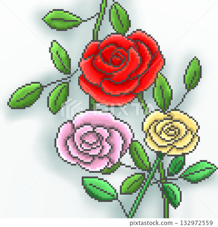 Red Rose Flower 132972559
