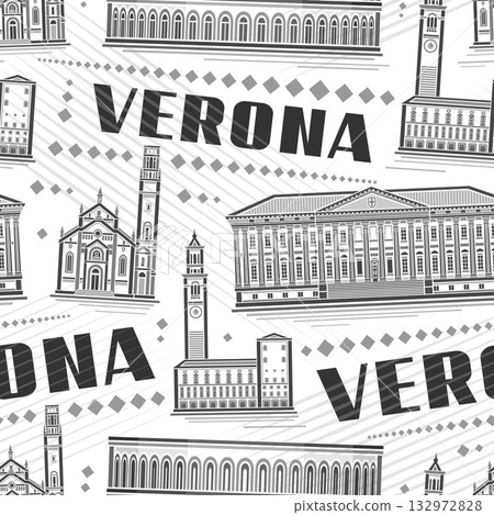 Vector Verona Seamless Pattern Vector Verona Seamless Pattern 132972828