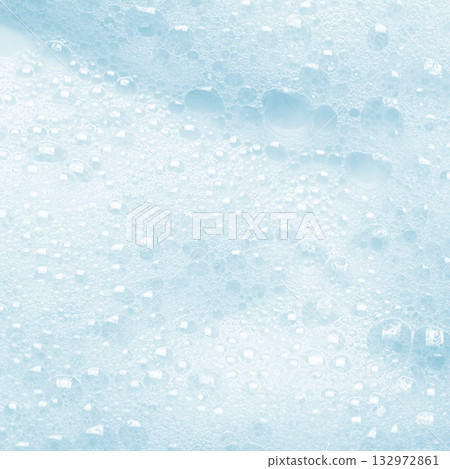 The texture of detergent foam or shampoo or shaving gel. 132972861