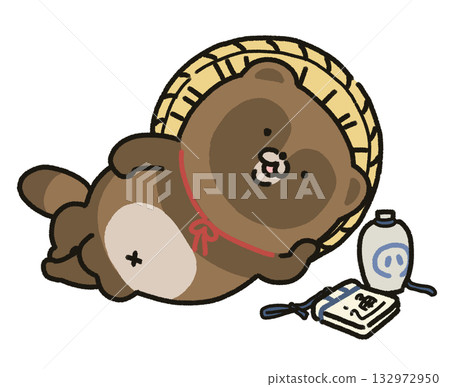 狸雕像/可愛狸圖 狸雕像/可愛狸圖 132972950