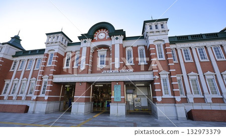 Fukaya Station on the JR Takasaki Line, a brick-like station building designed to resemble Tokyo Station 132973379