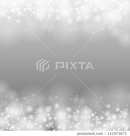 A fantastic, sparkling monochrome background illustration with soft light dancing 132973671