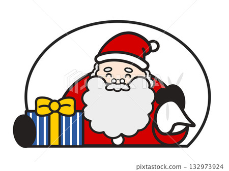 Santa Claus with gifts 132973924