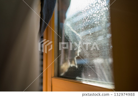 家庭主婦窗戶清潔 132974988