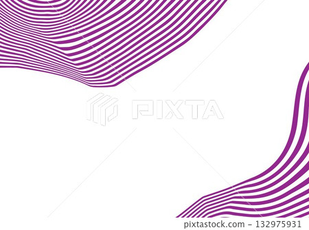 Neon Pink and Black Warped Gradient Mimicking Liquid Flow or Topographic Cross-Section Futuristic Design. Eps 10 132975931