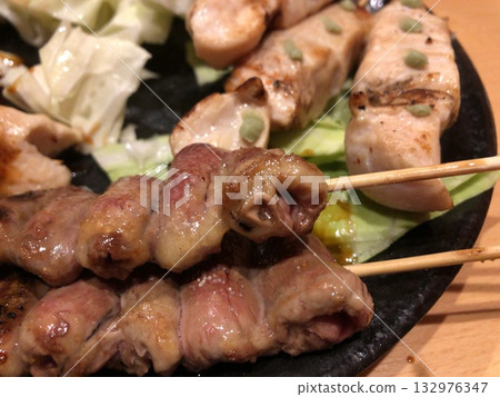 Yakitori, grilled yakitori Yakitori, grilled yakitori 132976347