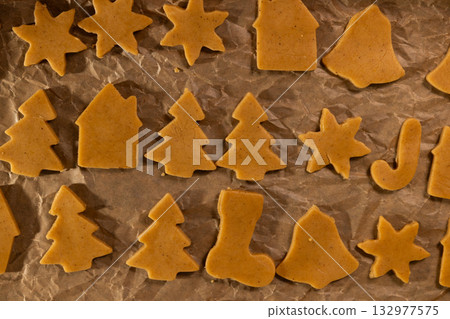 Decorated Gingerbread Cookies Ready for a Festive Christmas Celebration Decorated Gingerbread Cookies Ready for a Festive Christmas Celebration 132977575