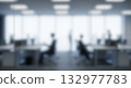 Abstract blurry modern office interior for background, business concept, or corporate presentation backdrop 132977783