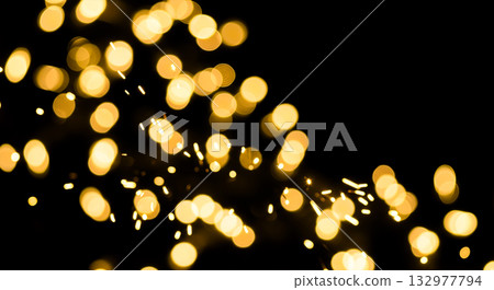 Gold bokeh abstract background, golden blurred lights, christmas glitter, festive holiday texture, new year party, shiny sparkling overlay, dark black backdrop Gold bokeh abstract background, golden blurred lights, christmas glitter, festive holiday texture, new year party, shiny sparkling overlay, dark black backdrop 132977794