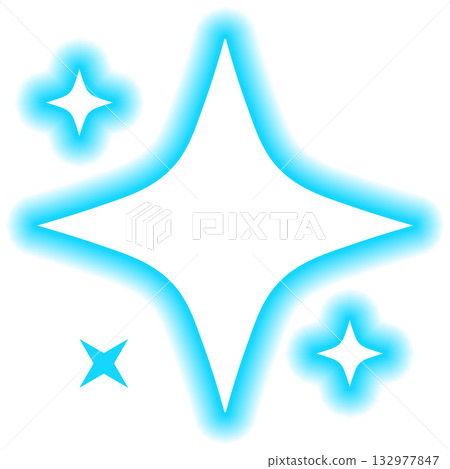 閃光淡藍色插畫素材 132977847