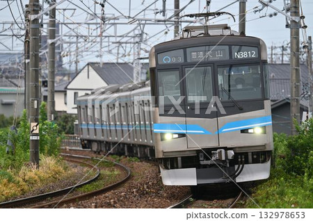 Nagoya City Transportation Bureau N3000 series 3112H train running on the Inuyama Line 132978653