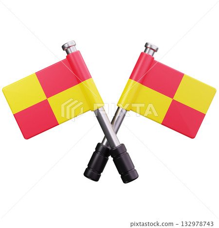 Assistant Referee Flags 132978743