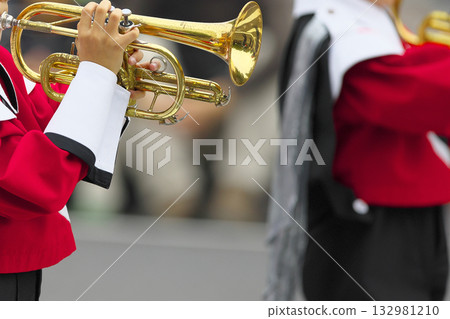 Marching band parade instruments Marching band parade instruments 132981210