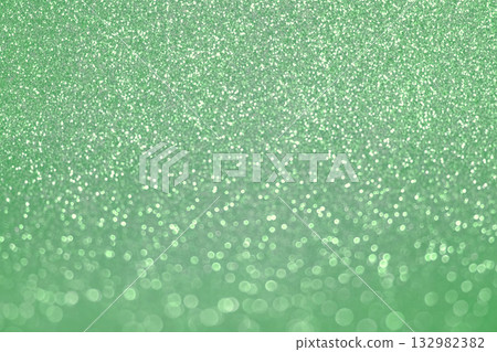 Abstract Glitter Background. Green Texture Sparkling Shiny Paper for Christmas Holiday. Seasonal Wallpaper Decoration. Greeting and Wedding Invitation Card Design. Sparkle Lights and Bokeh Backdrop. 132982382