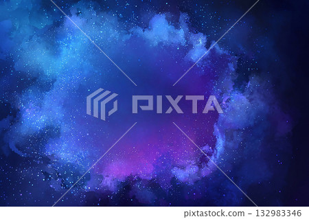 Fantastic nebula space background 132983346