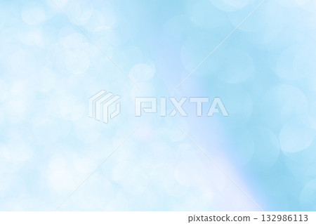 Light blue colored large and small bokeh glitter background material Light blue colored large and small bokeh glitter background material 132986113