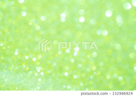 Light green colored large and small bokeh glitter background material Light green colored large and small bokeh glitter background material 132986924