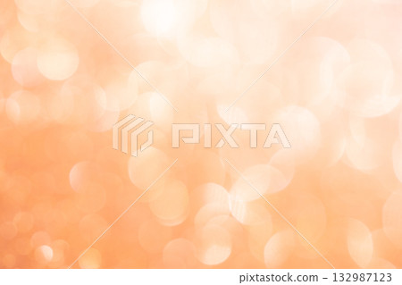 淺橙色散景閃光背景材料 132987123