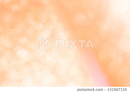 淺橙色散景閃光背景材料 132987150