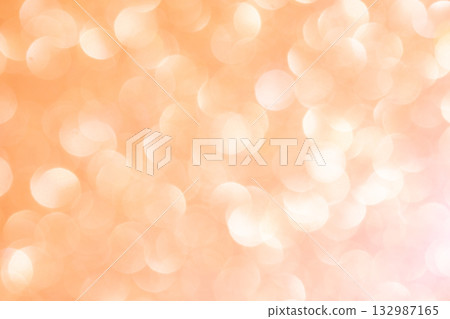 淺橙色散景閃光背景材料 132987165