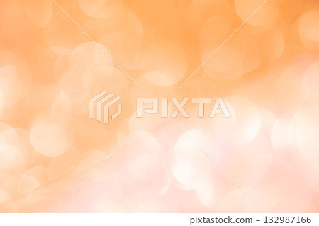 Light orange colored bokeh glitter background material Light orange colored bokeh glitter background material 132987166