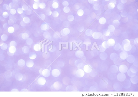 Light purple colored large and small bokeh glitter background material Light purple colored large and small bokeh glitter background material 132988173
