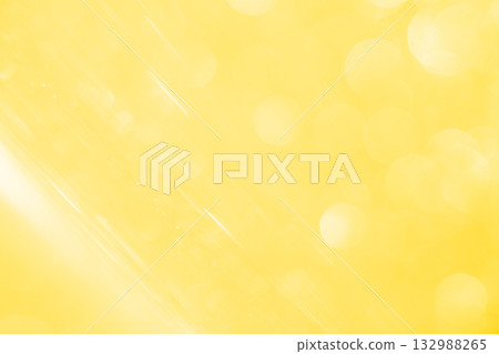 Light yellow colored large and small bokeh glitter background material Light yellow colored large and small bokeh glitter background material 132988265