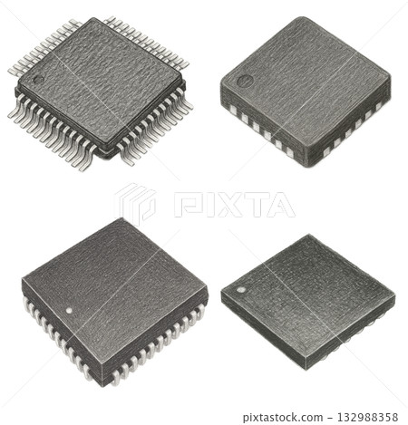 Colored pencil style IC package 2 132988358