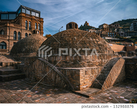 Steam facilities of an ancient bathing complex in Tbilisi, Georgia Steam facilities of an ancient bathing complex in Tbilisi, Georgia 132988876