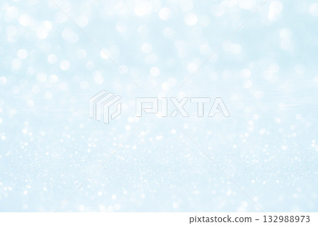 Ice blue colored glitter background material 132988973