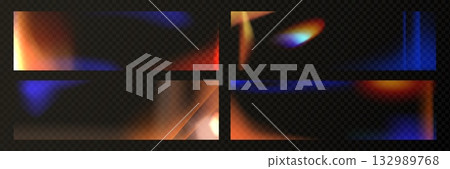 Film leak light effect with flare overlay Film leak light effect with flare overlay 132989768