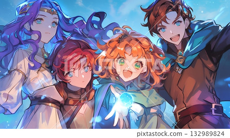 Hero Party from Another World Anime 132989824