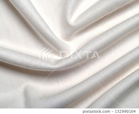 Delicate texture. Natural light color. Texture of premium white textile fabric. Premium cashmere material. Delicate texture. Natural light color. Texture of premium white textile fabric. Premium cashmere material. 132990104