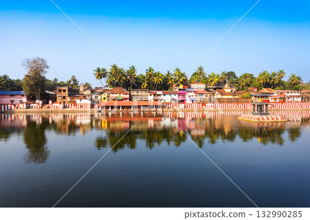 Koti Teertha pond in Gokarna town in India Koti Teertha pond in Gokarna town in India 132990285