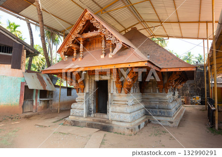 Mahabaleshwar Hindu Temple in Gokarna town in India 132990291