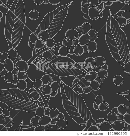 coffee seamless pattern 132990295