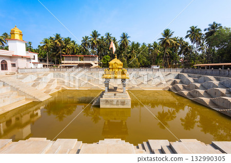Murdeshwara Pushkarani in Murdeshwar town in India Murdeshwara Pushkarani in Murdeshwar town in India 132990305