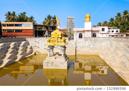 Murdeshwara Pushkarani in Murdeshwar town in India 132990306