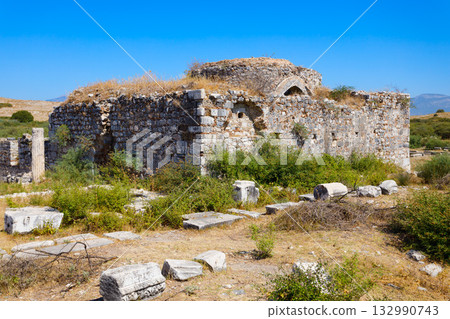 Miletus Archaeological Site near Didim city in Turkey 132990743