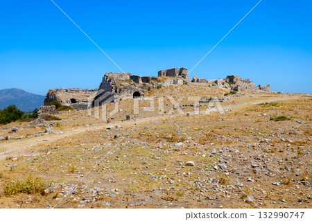 Miletus Archaeological Site near Didim city in Turkey 132990747