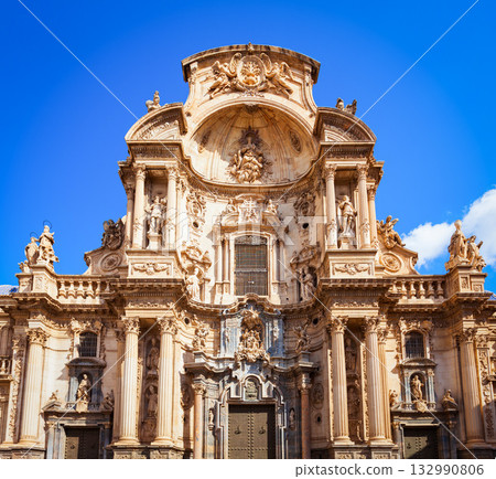 Saint Mary Cathedral in Murcia city, Spain Saint Mary Cathedral in Murcia city, Spain 132990806