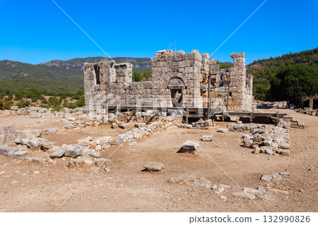 Kaunos ancient city near Dalyan town in Turkey Kaunos ancient city near Dalyan town in Turkey 132990826