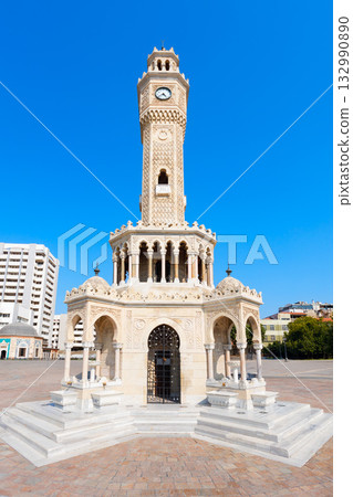 Izmir Clock Tower at Konak square in Izmir city, Turkey Izmir Clock Tower at Konak square in Izmir city, Turkey 132990890
