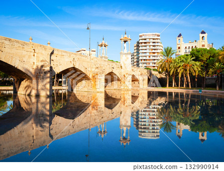 The Puente del Mar bridge in Valencia, Spain 132990914