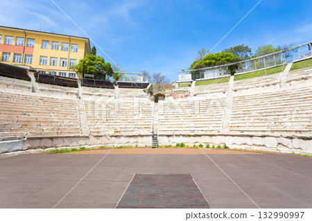 Roman theatre of Philippopolis in Plovdiv city Roman theatre of Philippopolis in Plovdiv city 132990997