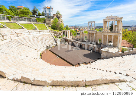 Roman theatre of Philippopolis in Plovdiv city Roman theatre of Philippopolis in Plovdiv city 132990999