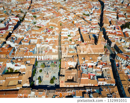 Antequera aerial panoramic view, Malaga province, Spain Antequera aerial panoramic view, Malaga province, Spain 132991031